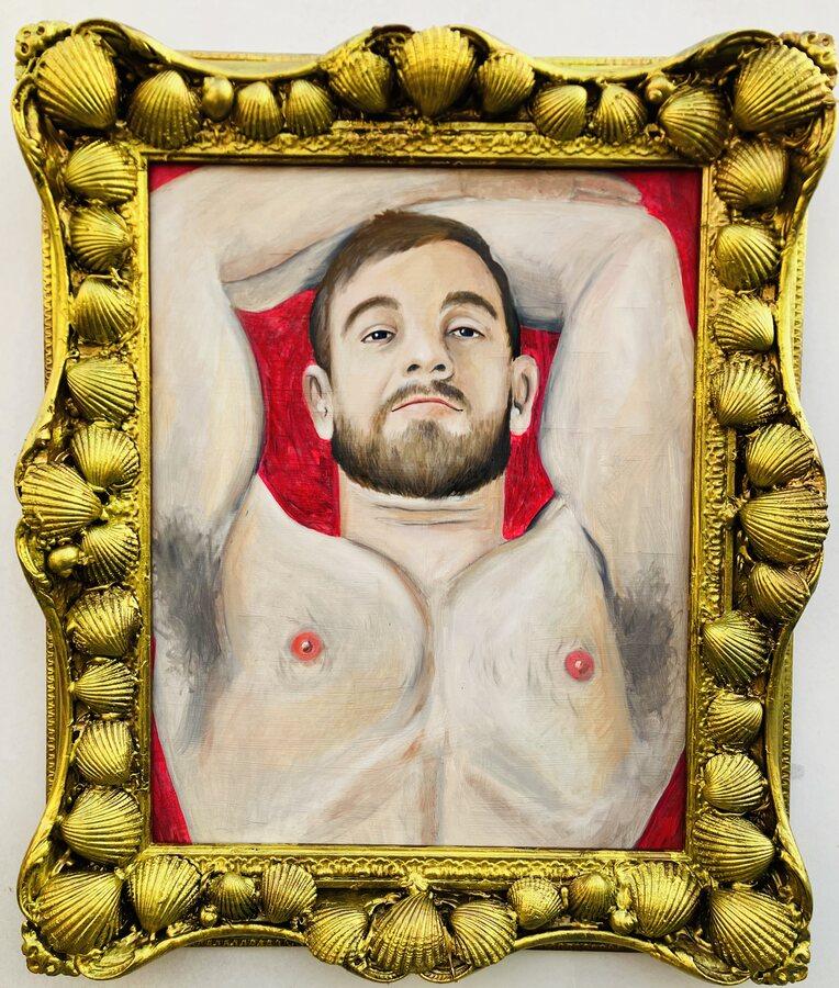 GIUSEPPE 55CM X 65CM OIL ON CANVAS
