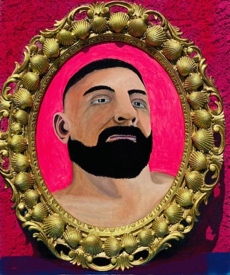 MASSIMO 60 X 68 OIL ON BOARD