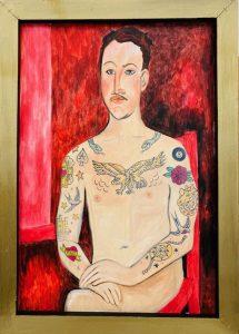 LEOPOLD SURVAGE 72 X 52 OIL ON BOARD