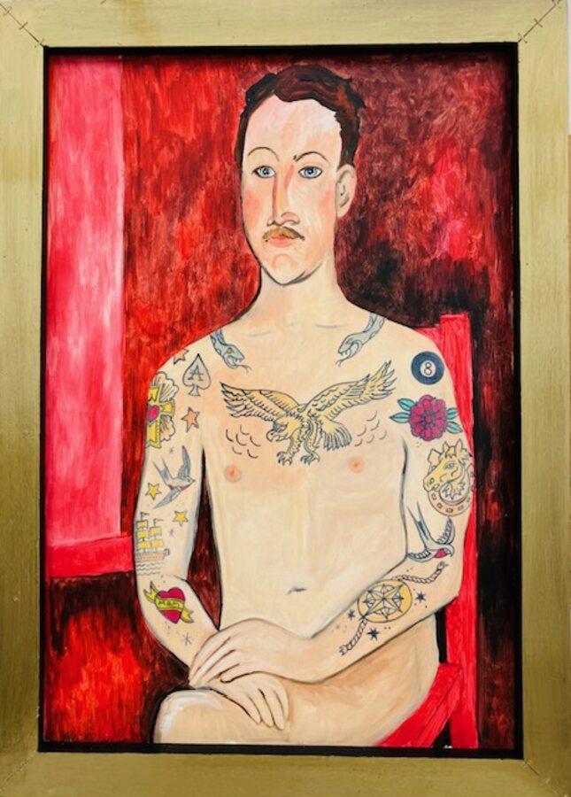 LEOPOLD SURVAGE 72 X 52 OIL ON BOARD