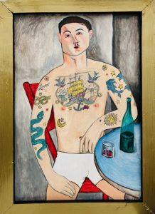 PAUL GUILLAUME 72 X 52 OIL ON BOARD