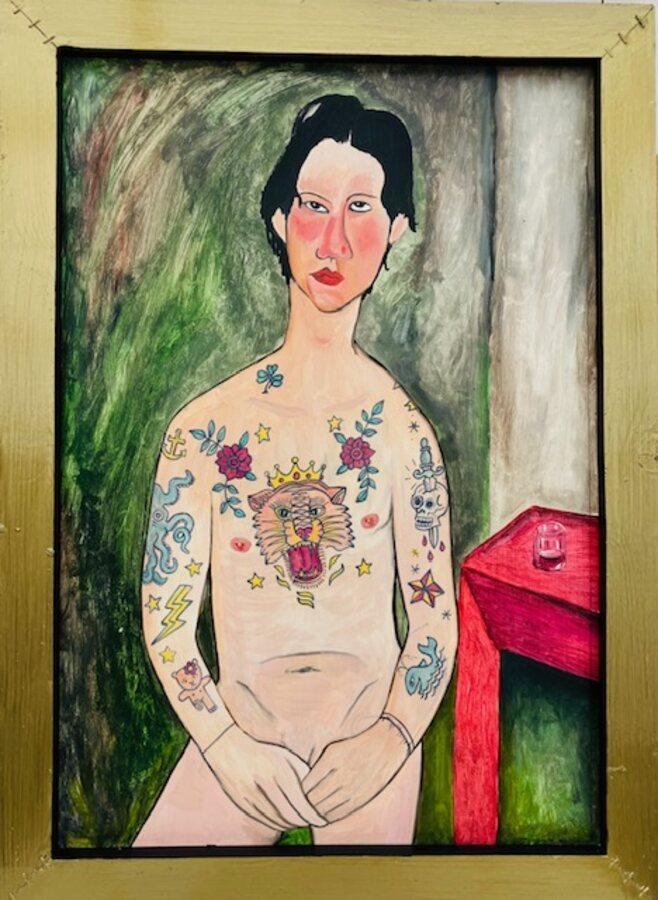 SOUTINE 72 X 52 OIL ON BOARD