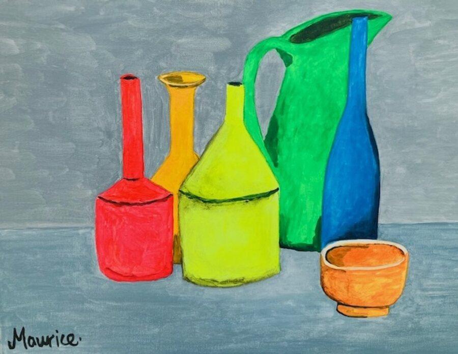 GREEN JUG 50 X 40 OIL ON CANVAS